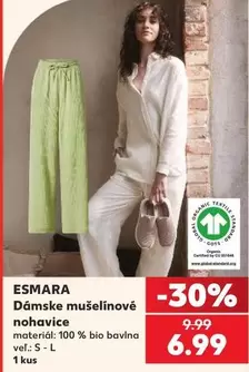 Dámske mušelínové nohavice