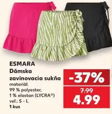 Dámska zavinovacia sukňa