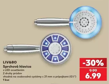 Sprchová hlavica s LED osvetlením
