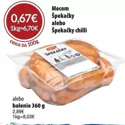 Špekáčky alebo Špekáčky chilli
