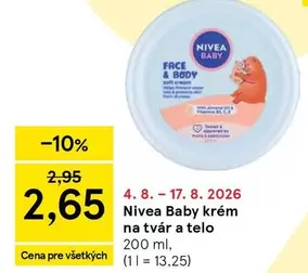 Nivea - krém na tvár a telo