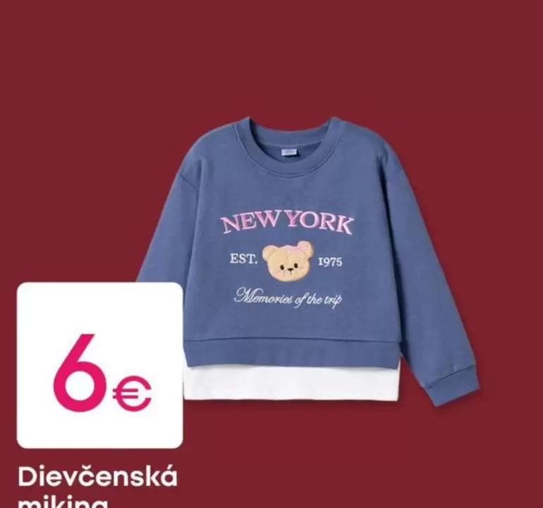 Dievčenská mikina