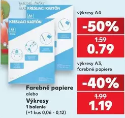 Farebné papiere alebo Výkresy