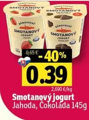 Smetanový jogurt