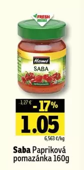 Saba Papriková pomazánka