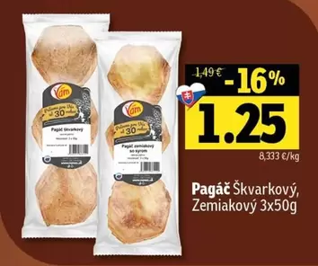 Pagáč Škvarkový, Zemiakový