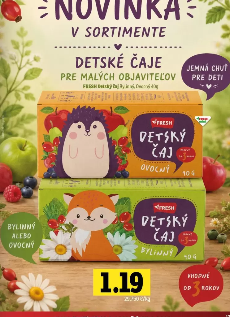 DETSKÉ ČAJE
