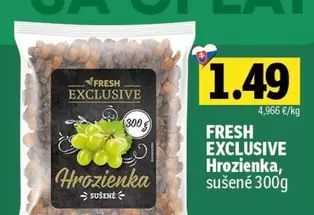 Hrozenka, sušené