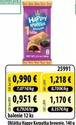 Oblátky Happy Karpatka brownie
