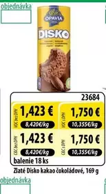 Zlaté Disko kakao čokoládové