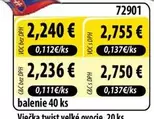 Viečka twist veľké ovocie