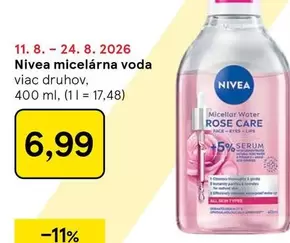 Nivea -  micelárna voda