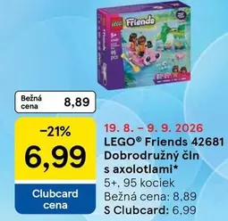 Lego - LEGO® Friends 42681 Dobrodružný čin s axolotlami*