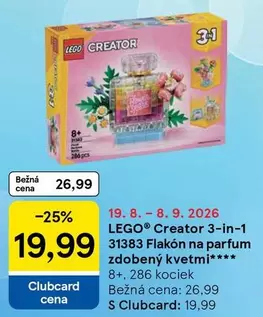 Lego - Creator 3-in-1 31383 Flakón na parfum zdobený kvetmi