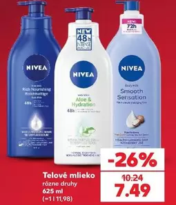 Nivea - Telové mlieko