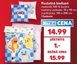 Pokemon - Postelná bielizeň