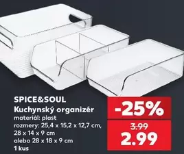 Kuchynský organizér