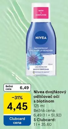 Nivea - dvojfázový odličovač očí s biotínom