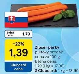 Zipser párky pultový predaj