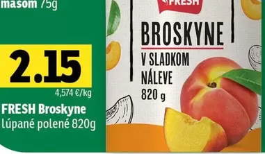 Broskyne Lúpané polené
