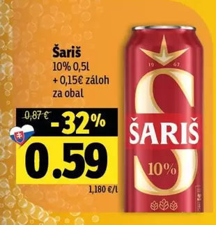 Šariš 10%