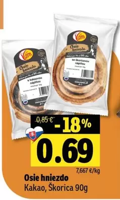 Osie hniezdo Kakao, Škorica