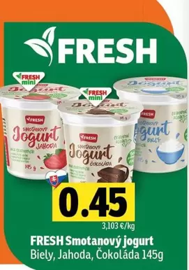 Smetanový jogurt
