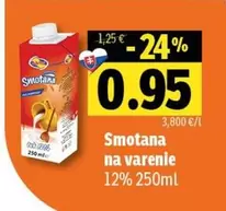 Smotana na varenie