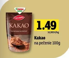 Kakao na pečenie