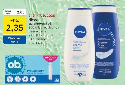 Nivea - sprchovací gél