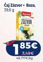 Čaj Zázvor + Baza