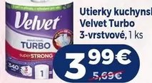 Velvet - Utierky kuchynské Turbo 3-vrstvové