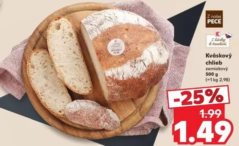 Kváskový chlieb zemiakový