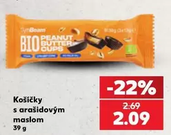 Košíčky s arašídovým maslom