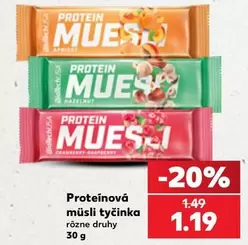 Proteinová müsli tyčinka