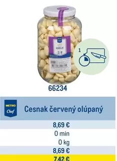 Cesnak červený olúpaný 66234