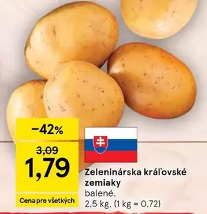 Zeleninárska kráľovské zemiaky