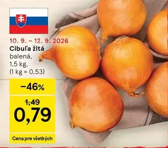 Cibuľa žltá