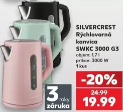 Rýchlovarná kanvica SWKC 3000 G3