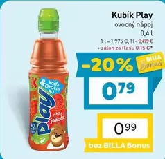 Kubík Play ovocný nápoj