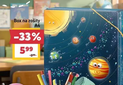Box na zošity A4