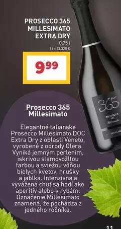 Prosecco - PROSECCO 365 MILLESIMATO EXTRA DRY