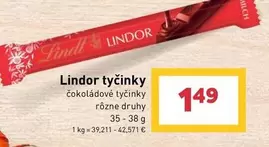 Lindor tyčinky