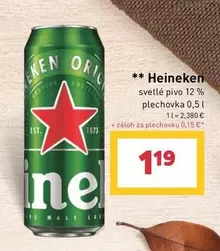 Heineken - svetl é pivo