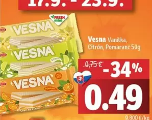 Vesna Vanilka, Citrón, Pomeranč
