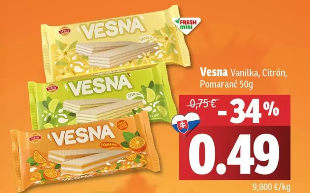 Vesna Vanilka, Citrón, Pomaranč