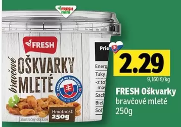 Oškvarky bravčové mleté