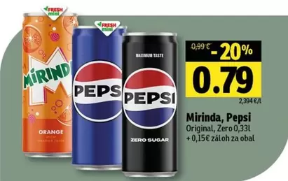 Mirinda, Pepsi