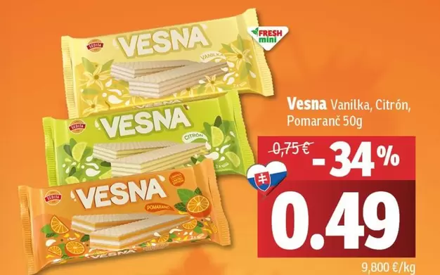 Vanilka, Citrón, Pomaranč