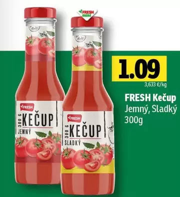 Kečup Jemný, Sladký